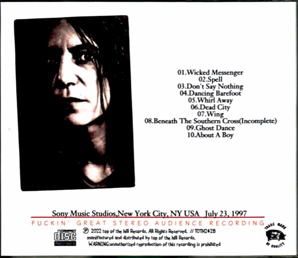 Patti Smith/NY,USA 1997 - Image 2