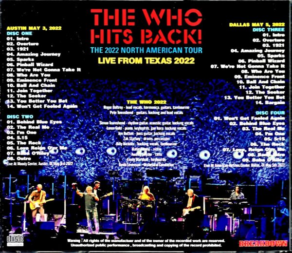 Who,The Who/TX,USA 2022 2Days - Image 2