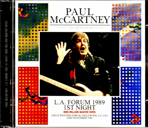 Paul McCartney/CA,USA 11.23.1989 Mike Millard Master Tapes