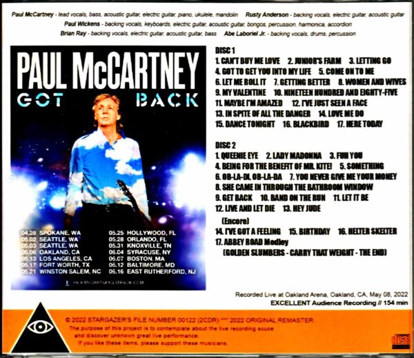 Paul McCartney/CA,USA 5.8.2022 - Image 2