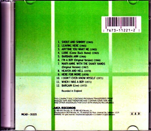 Who,The Who/Who's Missing Original US CD - Image 2