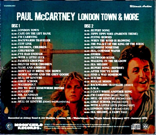 Paul McCartney Wings/London Town Demos Another Mix & more - Image 2