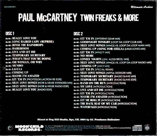 Paul McCartney Paul McCartney/Twin Freaks Remix & more - Image 2