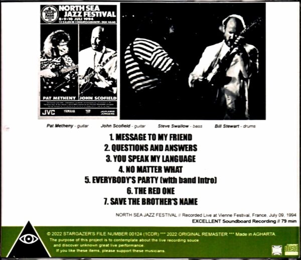 Pat Metheny John Scofield Pat Metheny John Scofield/France 1994 - Image 2