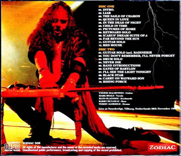Yngwie Malmsteen/Netherlands 1996 - Image 2