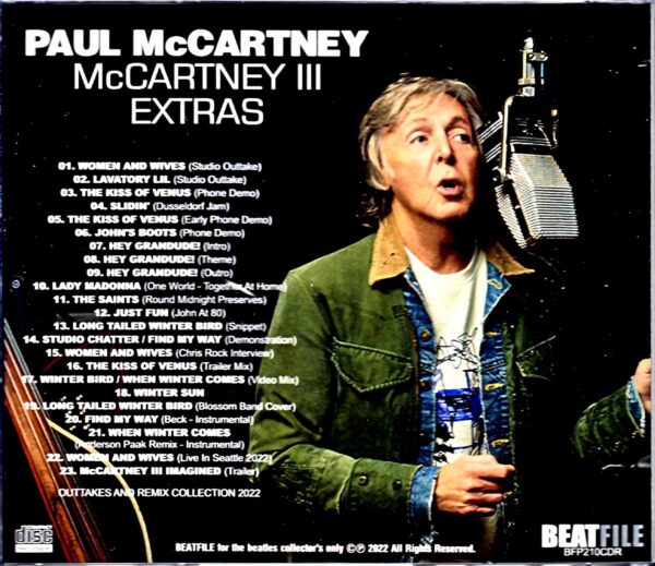 Paul McCartney Paul McCartney/McCartney III Outtakes and Remix Collection 2022 - Image 2