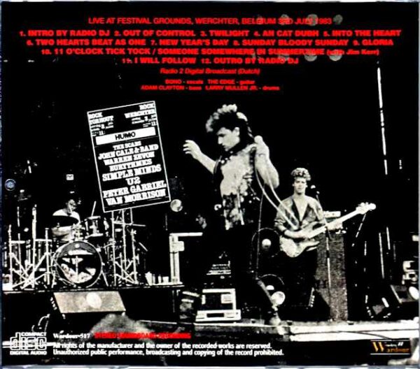 U2/Belgium 1983 Upgrade - Image 2
