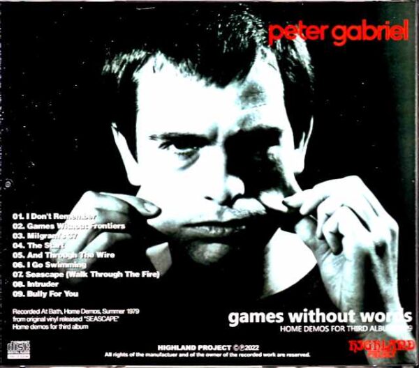 Peter Gabriel/Home Demos for Third Album - Image 2