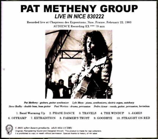 Pat Metheny Group Lyle Mays Pat Metheny Lyle Mays/France 1983 - Image 2