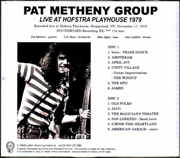 Pat Metheny Group Lyle Mays Pat Metheny Lyle Mays/NY,USA 1979 Complete - Image 2
