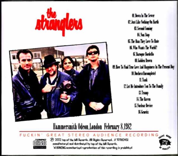Stranglers/London,UK 2.8.1982 Complete - Image 2