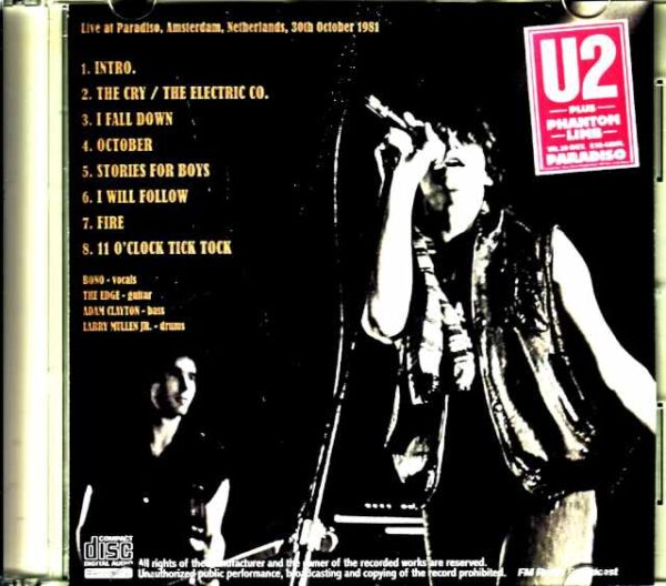 U2/Netherlands 1981 - Image 2