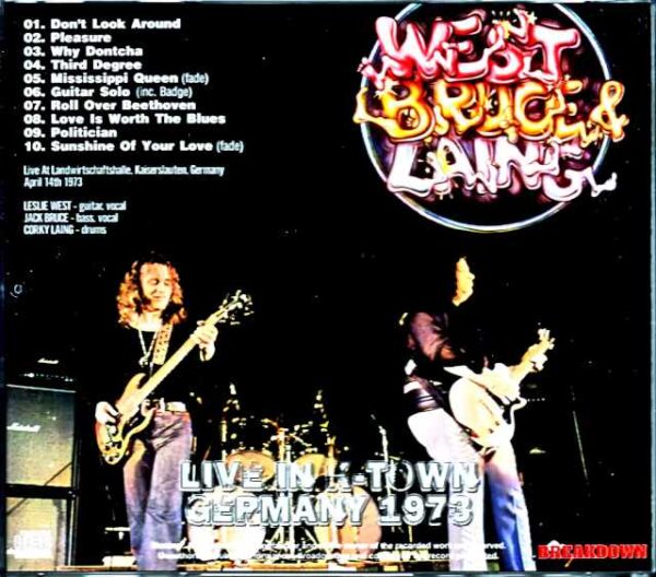 West, Bruce & Laing/Germany 1973 - Image 2
