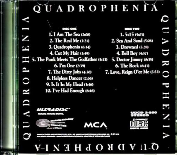 Who,The Who/Quadrophenia Mobile Fidelity CD - Image 2