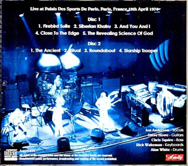 Yes/France 1974 Complete - Image 2