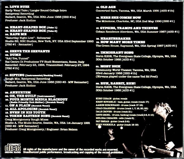 Nirvana/Recreating the unreleased Blue Moon Records 2002 Compilation - Image 2