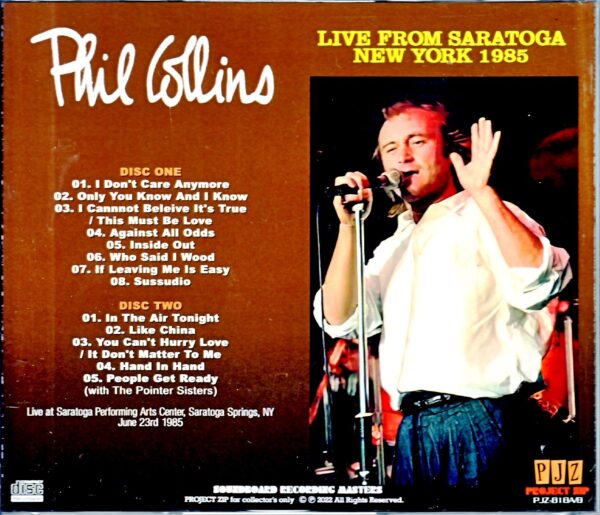 Phil Collins/NY,USA 1985 - Image 2