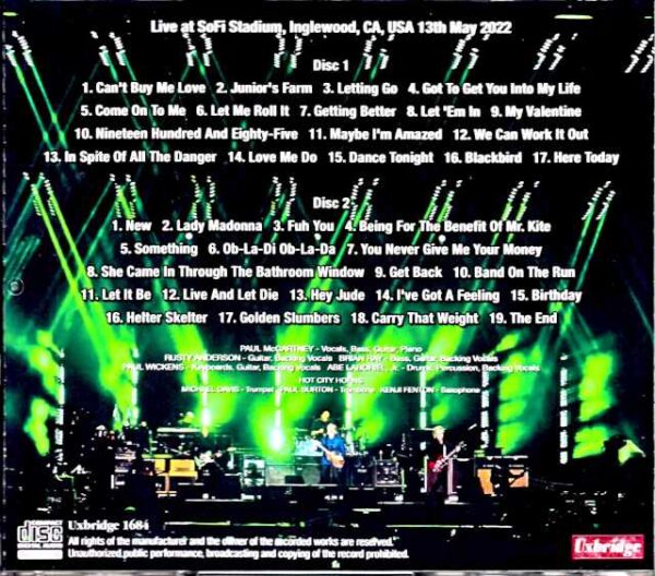 Paul McCartney/CA,USA 5.13.2022 - Image 2