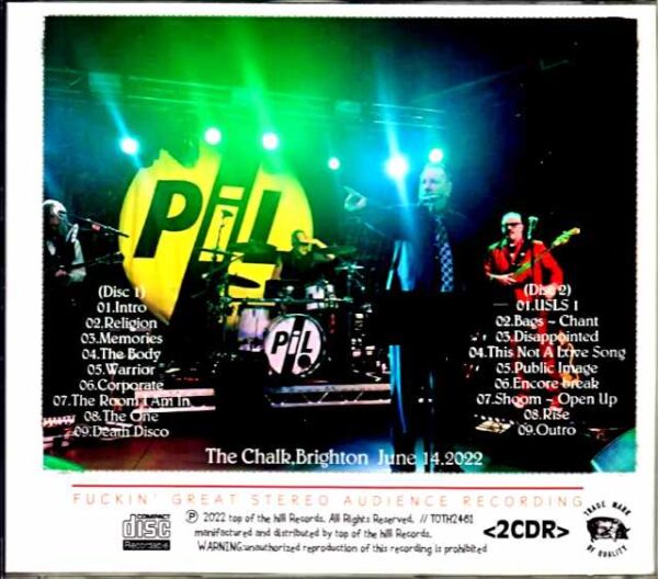 P.I.L. Public Image Ltd/England,UK 2022 Complete - Image 2