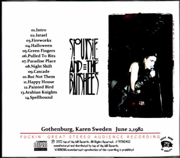 Siouxsie and the Banshees/Sweden 1982 Complete - Image 2