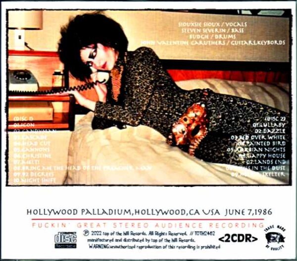 Siouxsie and the Banshees/CA,USA 1986 Complete - Image 2