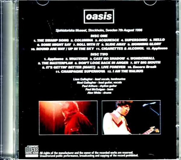 Oasis/Stockholm, UK 1996 - Image 2