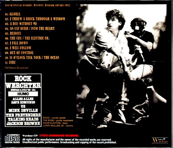 U2/Belgium 1982 - Image 2