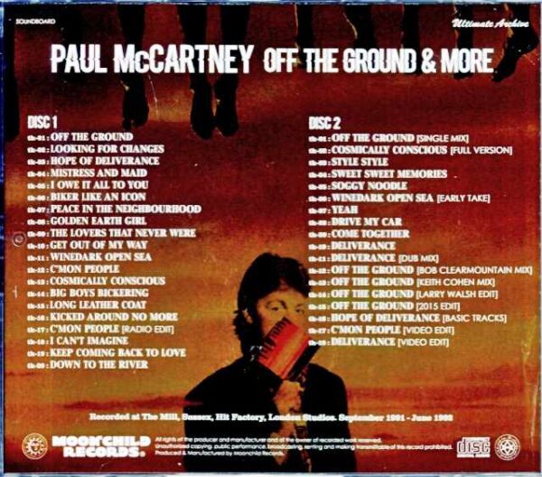 Paul McCartney Paul McCartney / Off the Ground Strongest reinforcement board Off the Ground Demos - Image 2