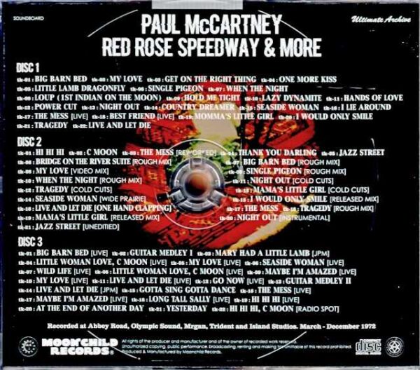 Paul McCartney Paul McCartney/Red Rose Speedway Strongest reinforcement board Red Rose Speedway Demos - Image 2