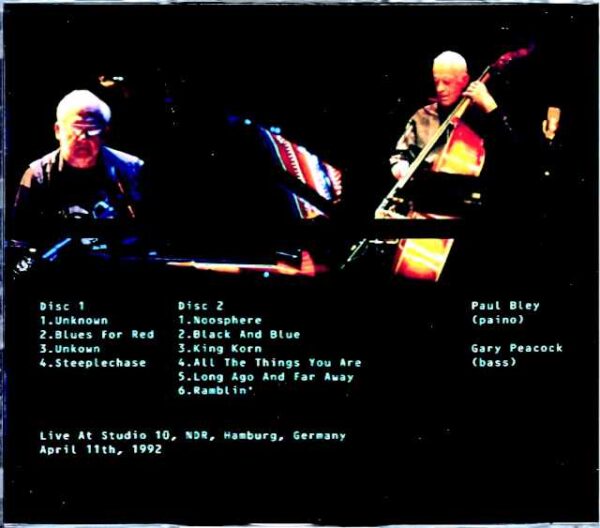 Paul Bley Gary Peacock/Germany 1992 - Image 2