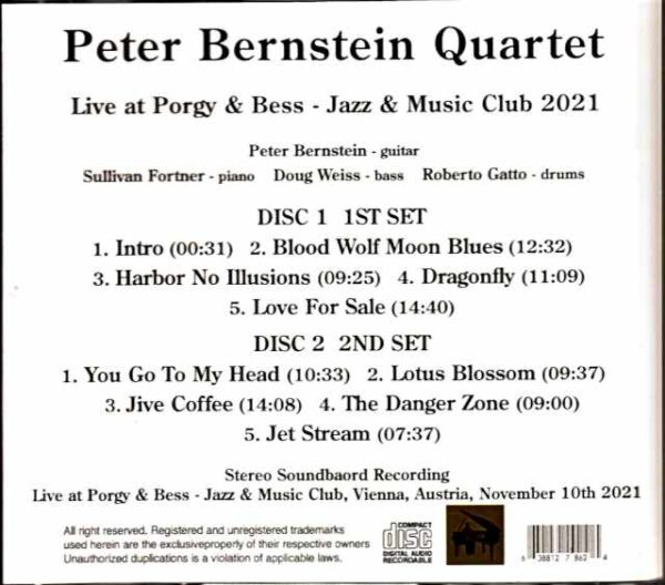 Peter Berstein Quartet Peter Bernstein/Austria 2021 - Image 2