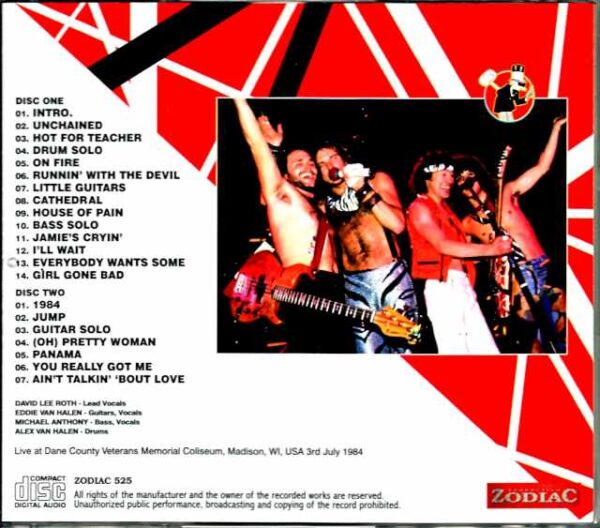 Van Halen/WI,USA 1984 - Image 2