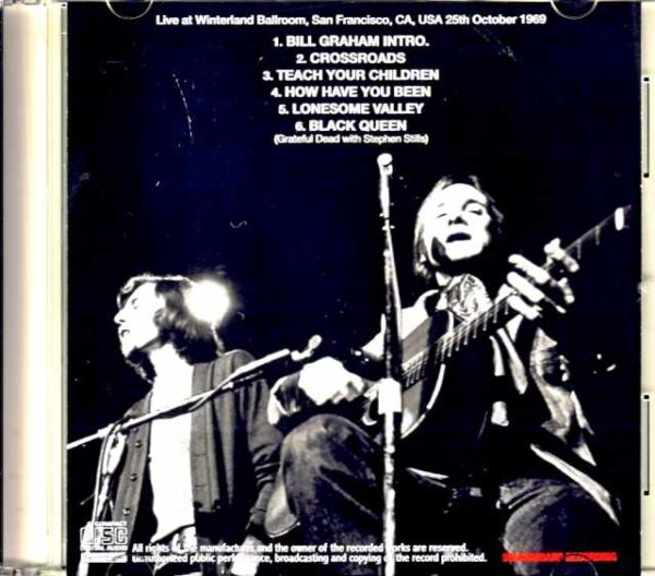 Stephen Stills Graham Nash Grateful Dead Stephen Stills Graham Nash/CA,USA 1969 - Image 2