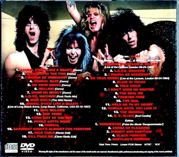 W.A.S.P Wasp/Unreleased Tracks Ultimate Edition - Image 2