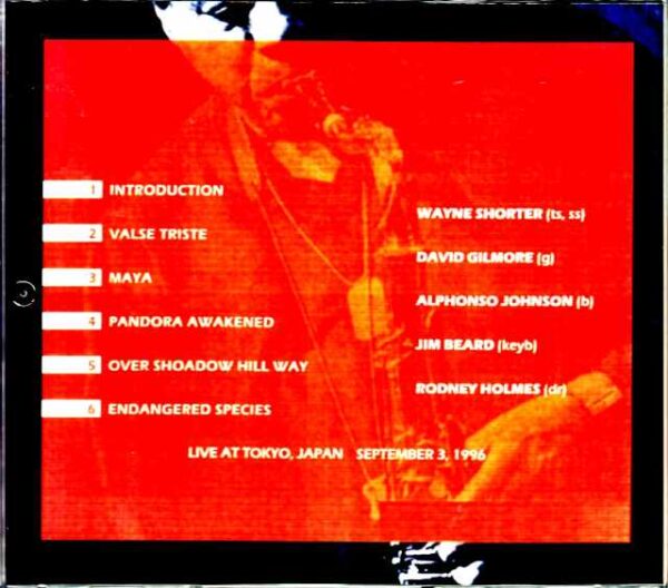 Wayne Shorter/Tokyo,Japan 1996 - Image 2