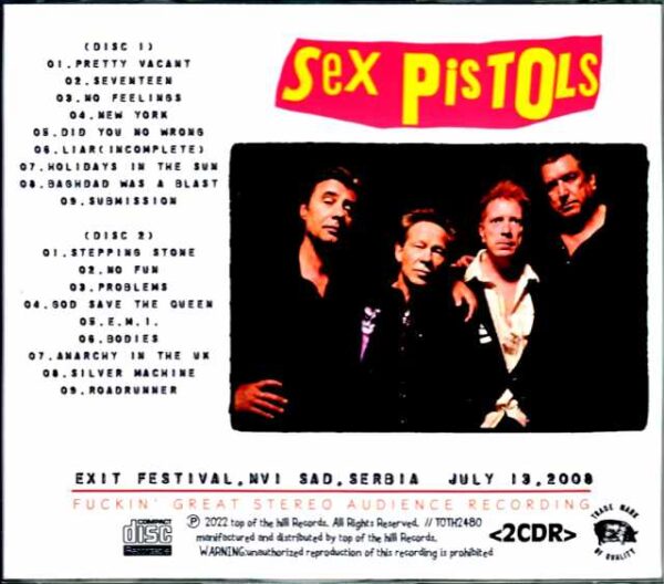 Sex Pistols/Serbia 2008 Complete - Image 2