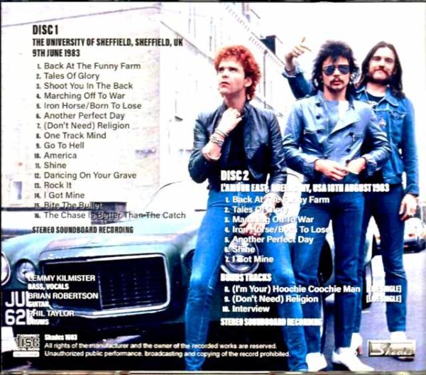 Motorhead/England,UK 1983 & more - Image 2