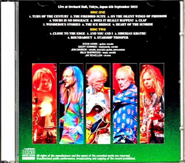 Yes/Tokyo,Japan 9.6.2022 Another Sound Version - Image 2