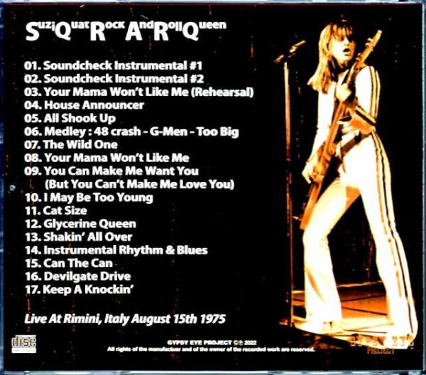 Suzi Quatro/Italy 1975 & more - Image 2