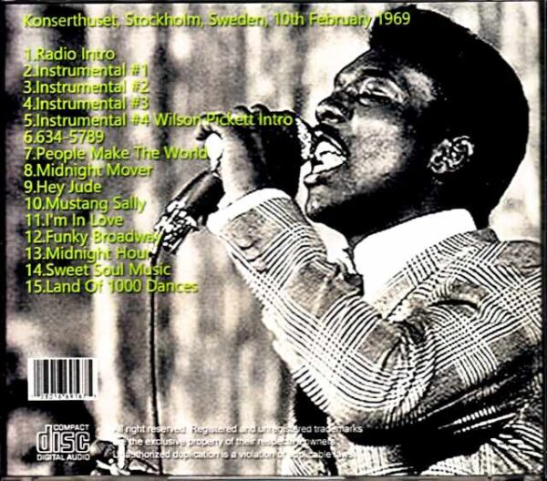 Wilson Pickett/Sweden 1969 - Image 2