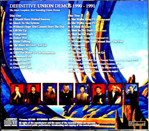 Yes Union Demos Collection 1990-1991 Upgrade & more - Image 2