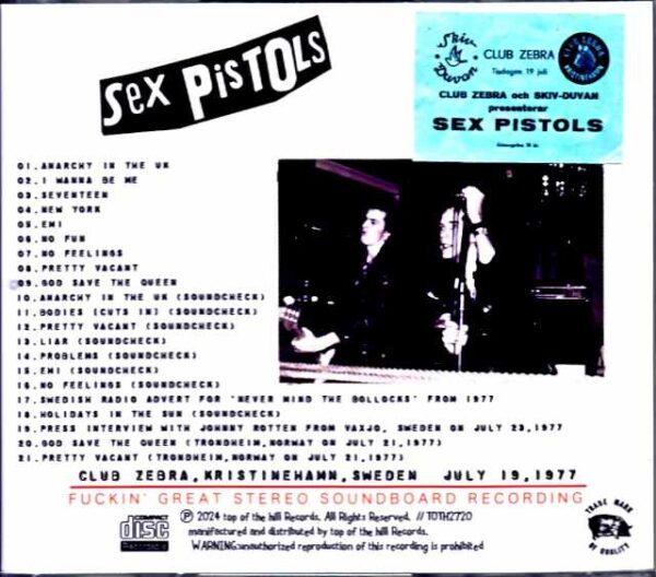 Sex Pistols/Sweden 1977 - Image 2