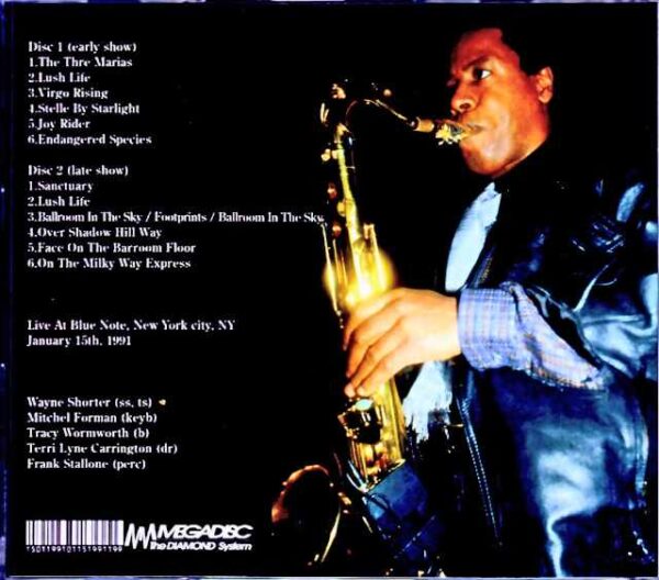 Wayne Shorter/NY,USA 1.15.1991 2Shows - Image 2