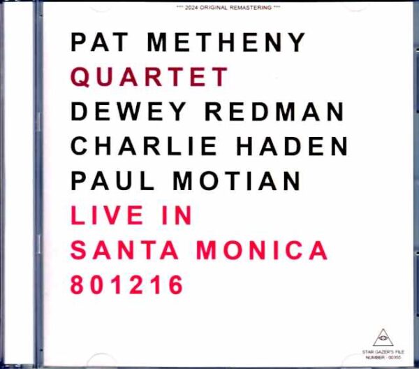Pat Metheny Quartet Charlie Haden, Paul Motian/CA, USA 1980