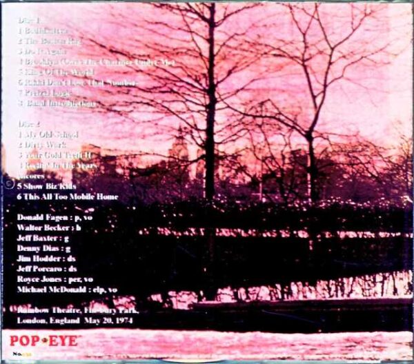 Steely Dan/London,UK 1974 Complete - Image 2