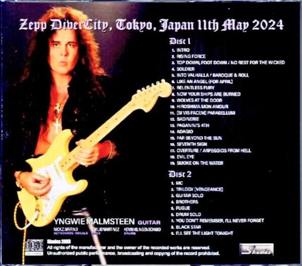 Yngwie Malmsteen/Tokyo,Japan 2024 Complete - Image 2