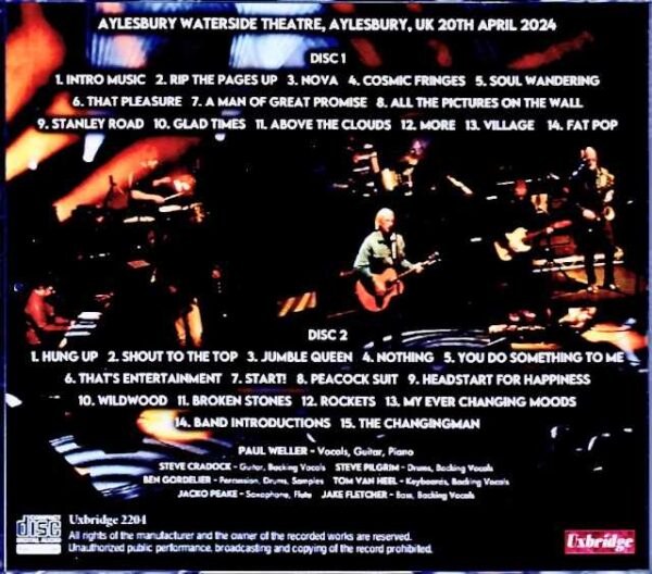 Paul Weller /England,UK 2024 Complete - Image 2