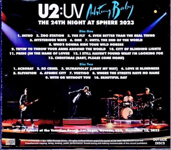 U2/NV,USA 12.15.2023 Complete IEM Matrix Edition - Image 2