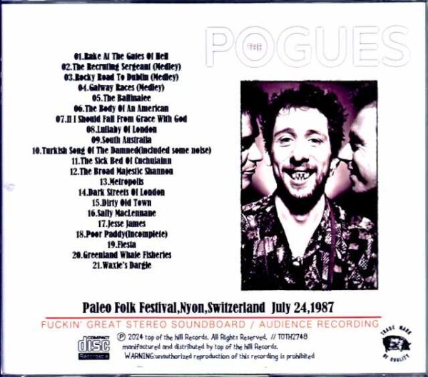 Pogues/Switzerland 1987 Complete - Image 2