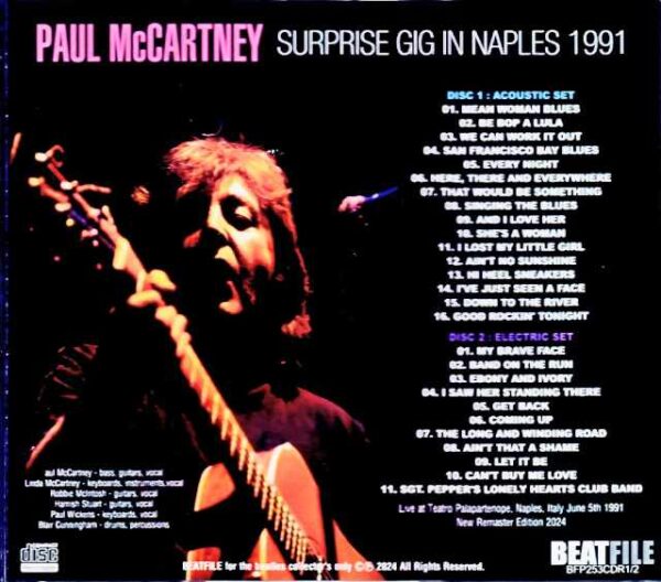 Paul McCartney/Italy 1991 Complete - Image 2